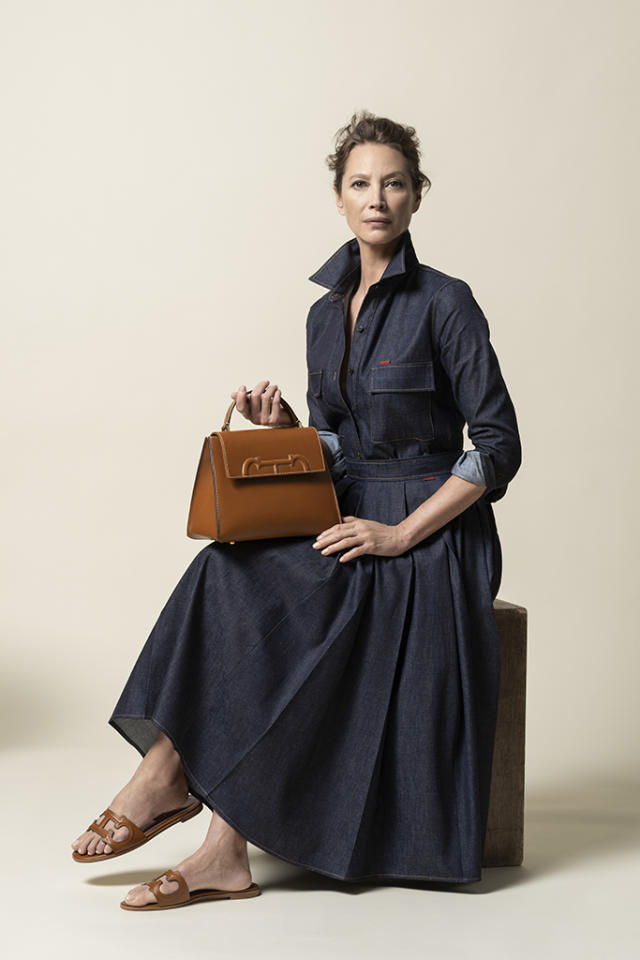 Christy Turlington for CH Carolina Herrera 'Insignia' Bags by