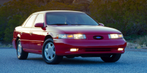 <p>At one point, the Taurus was the best-selling car in the U.S. <a href="https://www.caranddriver.com/features/g15383880/sho-nuff-a-visual-history-of-fords-iconic-taurus-sho-supersedan/" rel="nofollow noopener" target="_blank" data-ylk="slk:The SHO;elm:context_link;itc:0;sec:content-canvas" class="link ">The SHO</a>, then, was the best of the best. Though fairly tame on the outside, a Yamaha-built V-6 capable of revving to 7000 rpm lurks under the hood. It's connected to a Mazda five-speed manual transmission sending power to the front wheels. <a href="https://www.ebay.com/itm/1995-Ford-Taurus/283539872242?hash=item42044b19f2:g:lsoAAOSw4x5dIOKI" rel="nofollow noopener" target="_blank" data-ylk="slk:This white one;elm:context_link;itc:0;sec:content-canvas" class="link ">This white one</a> is for sale right now. </p>
