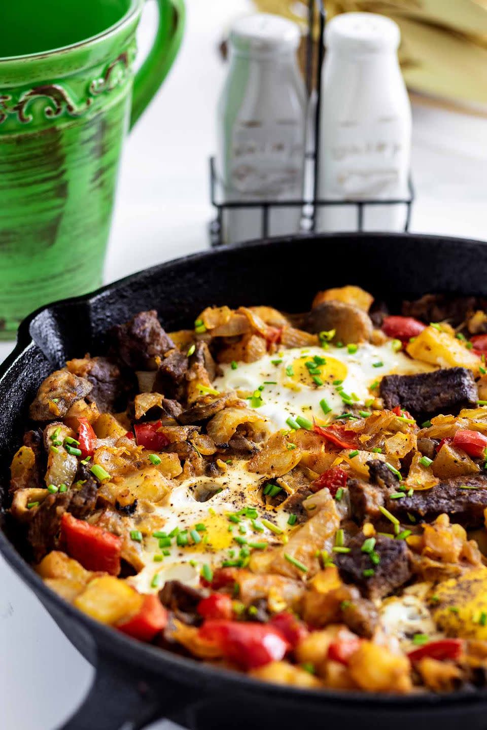 Steak and Eggs Hash