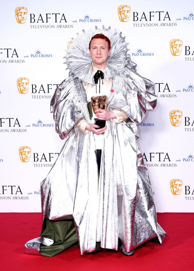 Joe Lycett explains reason behind unusual royalthemed Bafta outfit