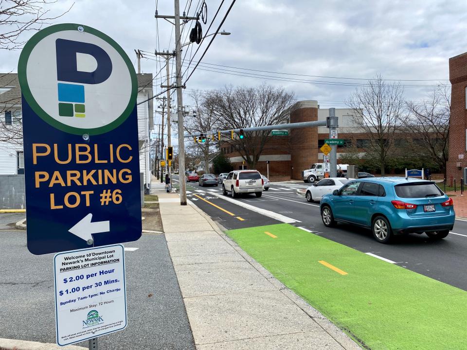 Parking rates in city-managed lots in Newark have doubled from $1 to $2 per hour.