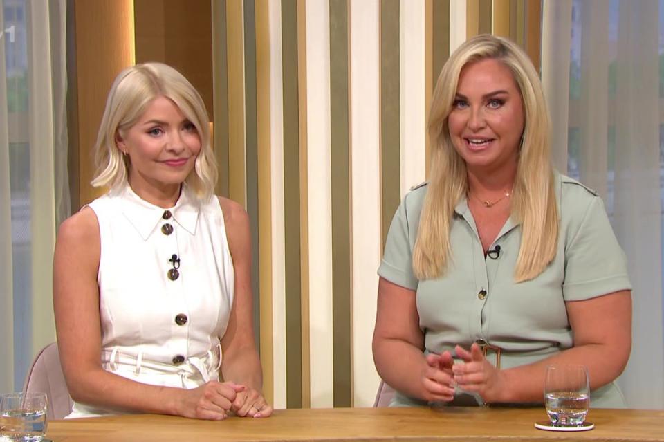 The presenter returned to the show alongside Josie Gibson (ITV)