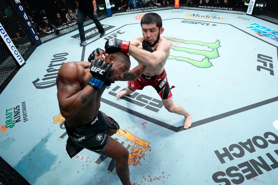 Islam Makhachev won once again in the UFC, beating Bobby Green with ease.