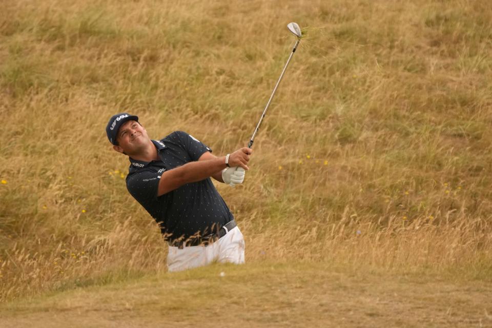 Patrick Reed plays out of the rough during this year's British Open. The professional golfer filed a lawsuit Tuesday seeking damages from Brandel Chamblee and Golf Channel for defamation, court documents how.