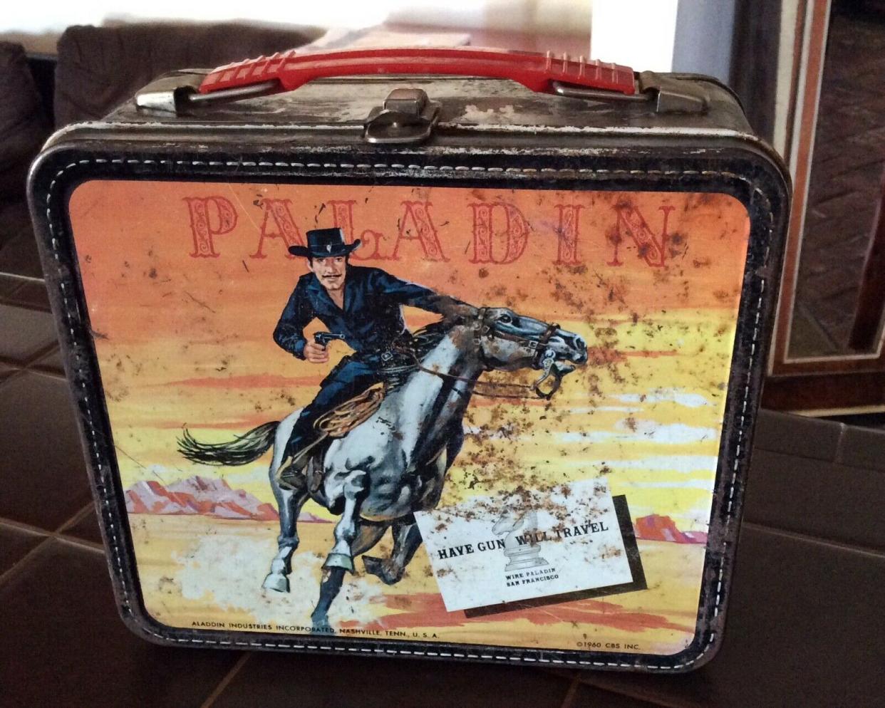 Aladdin Paladin lunch box from the 1960s