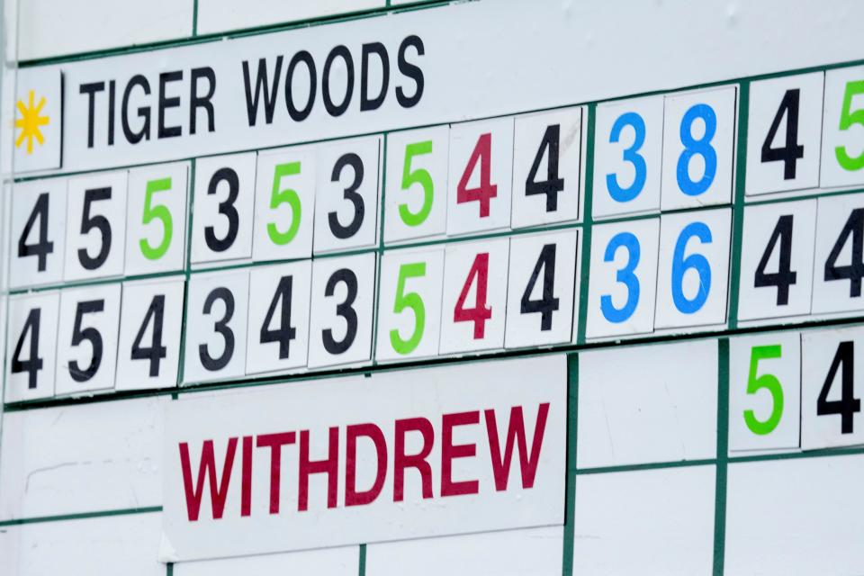 Tiger Woods withdrew from the Masters last Sunday for physical reasons. Since the last time he won at Augusta (2019), Woods has withdrawn from a tournament four times and has won just once, in 2020.