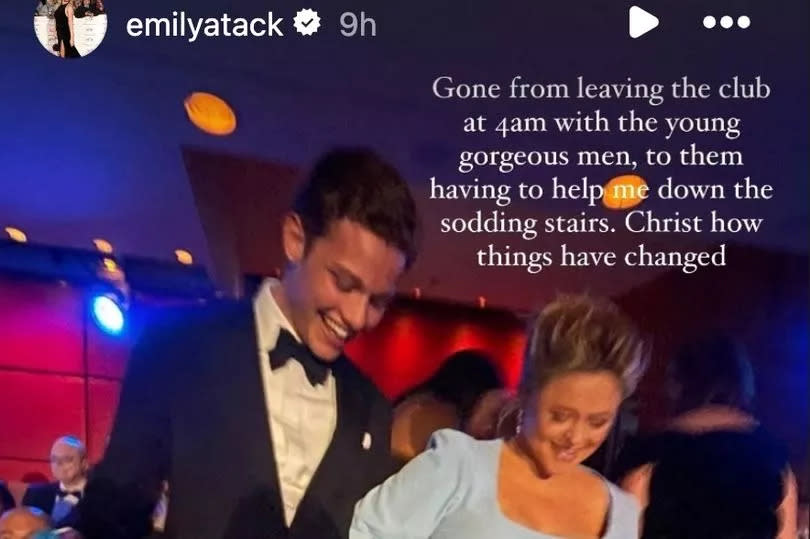 The Inbetweeners star joked about how her life has changed over recent months ( Image: Instagram) -Credit:Instagram