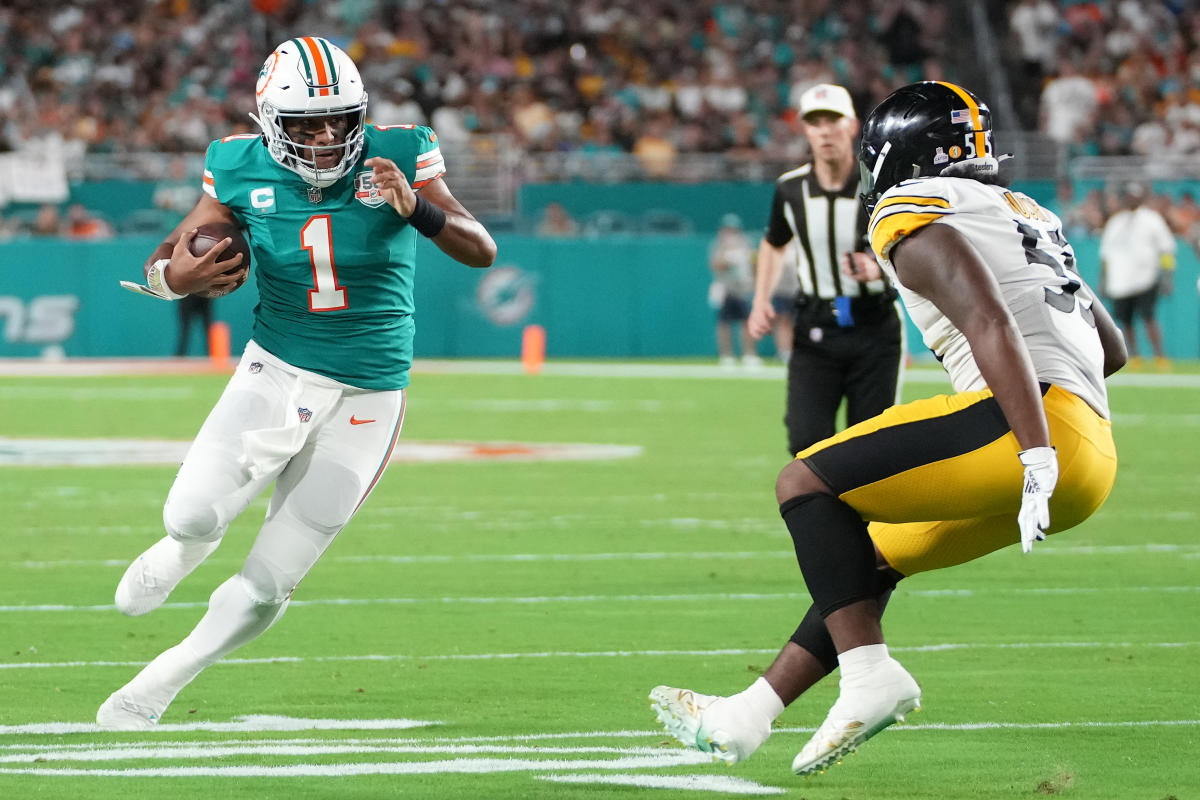 Tua Tagovailoa returns, Dolphins beat Steelers when defense closes