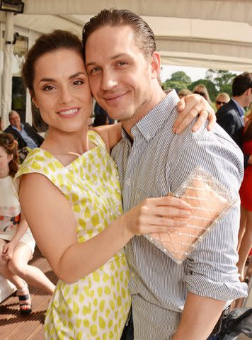 David M. Benett/Getty Tom Hardy and his wife Charlotte Riley at the Audi Polo Challenge on June 1, 2014 in Ascot, England