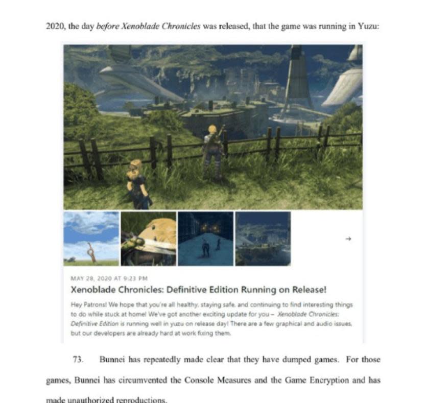En este apartado se presenta una prueba de que Tropic Haze tenía acceso a los juegos antes de su lanzamiento oficial.
