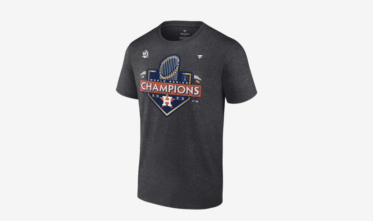 Men's Houston Astros Fanatics Branded White 2022 American League Champions  Locker Room T-Shirt