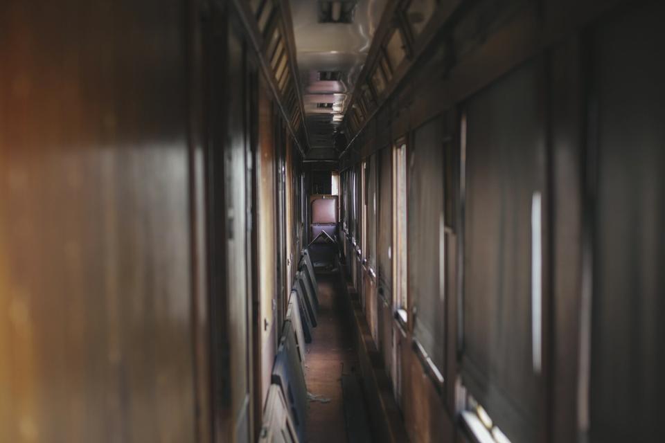 A hallway on original Orient Express