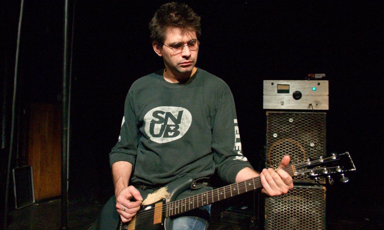 <span>Steve Albini performing with Shellac at the Scala, London, in 2004. He found his fullest expression as a musician with the band.</span><span>Photograph: Marc Broussely/Redferns</span>