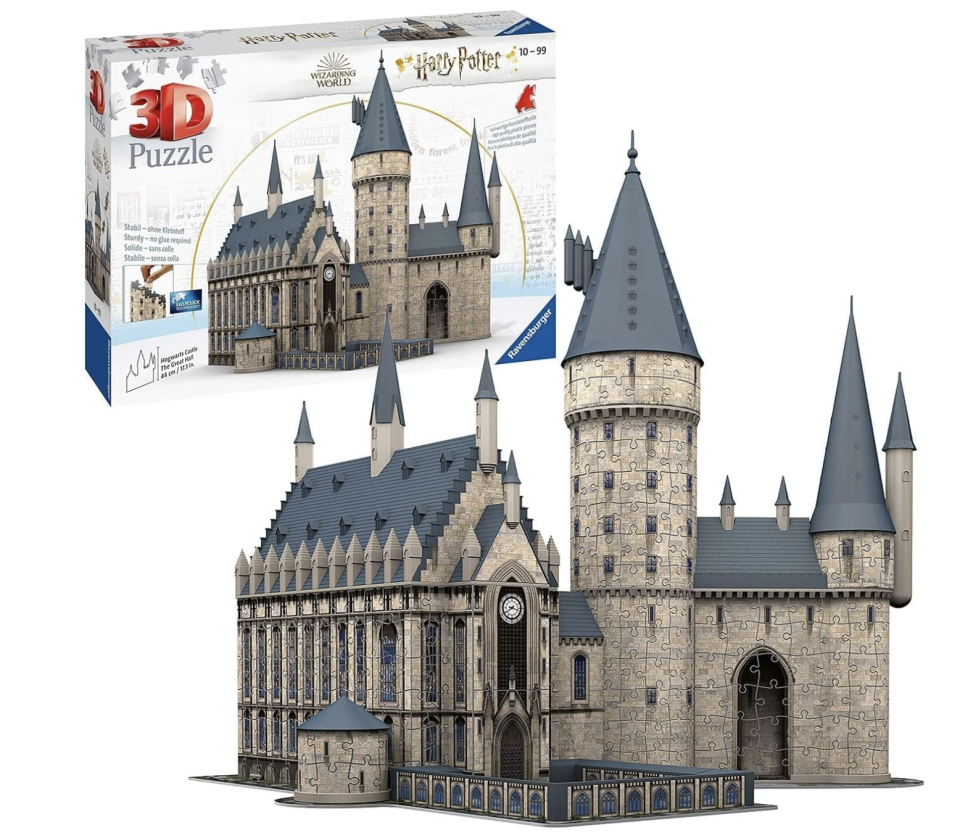 Schloss Hogwarts als 3D Puzzle. (Bild: Amazon.de)