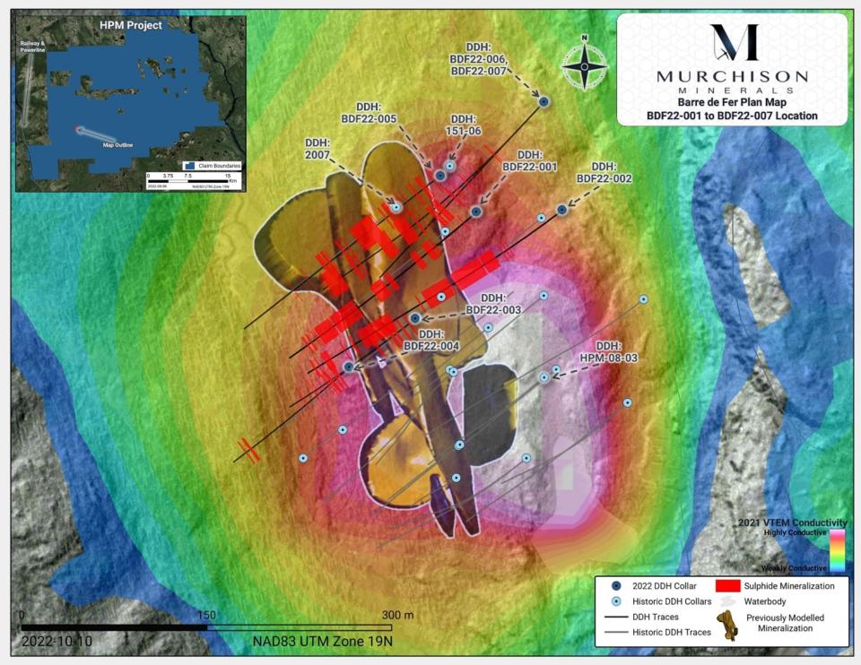 Murchison Minerals Ltd., Wednesday, October 12, 2022, Press release picture