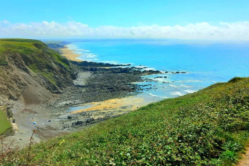 A woman went missing while swimming off Duckpool beach, Bude, Cornwall