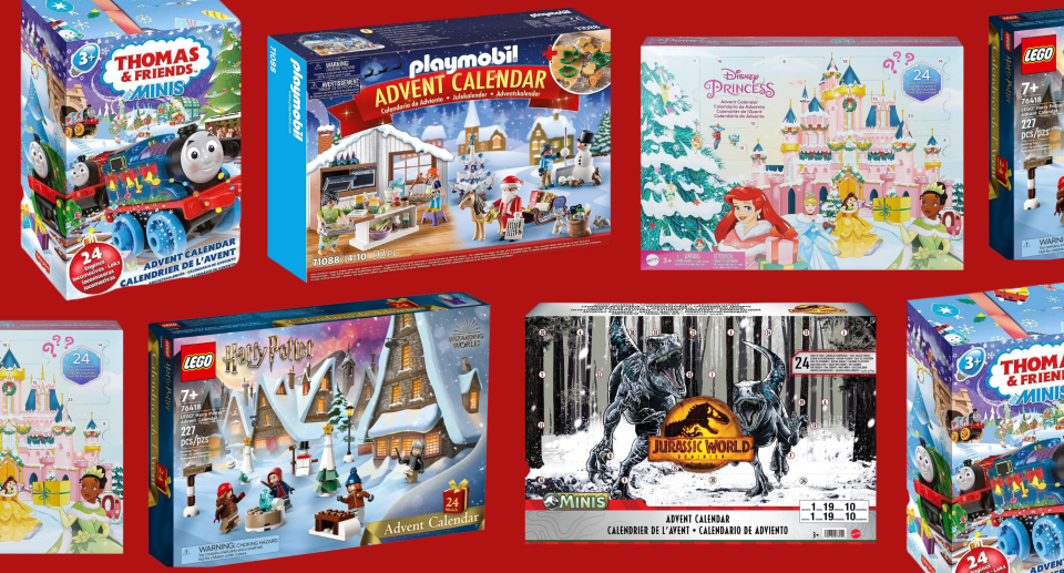 Best advent calendars for kids in 2023, lego advent calendar 2023, disney princess advent calendar 2023, thomas and friends advent calendar 2023, playmobil advent calendar 2023, harry potter advent calendar 2023, jurassic world advent calendar 2023