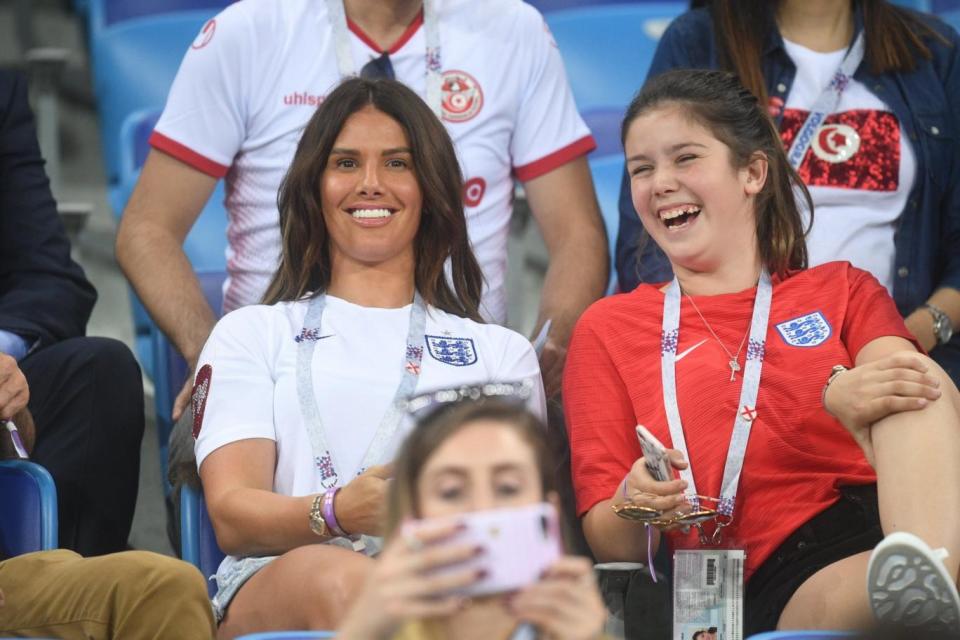 The two were pictured laughing and chatting ahead of kick-off (Jeremy Selwyn)