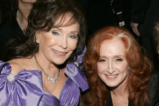 <p>K. Mazur/WireImage</p> Loretta Lynn and Bonnie Raitt