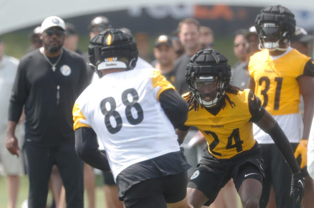 Joey Porter Jr. Gets Interception in Steelers' Debut