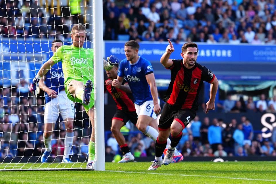 Lewis Cook’s late equaliser gave Bournemouth the desire to go on and win the game (Peter Byrne/PA Wire)