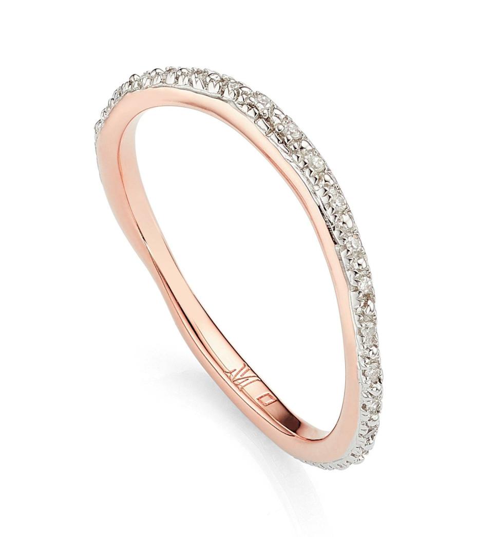 Riva Wave Eternity Diamond Ring