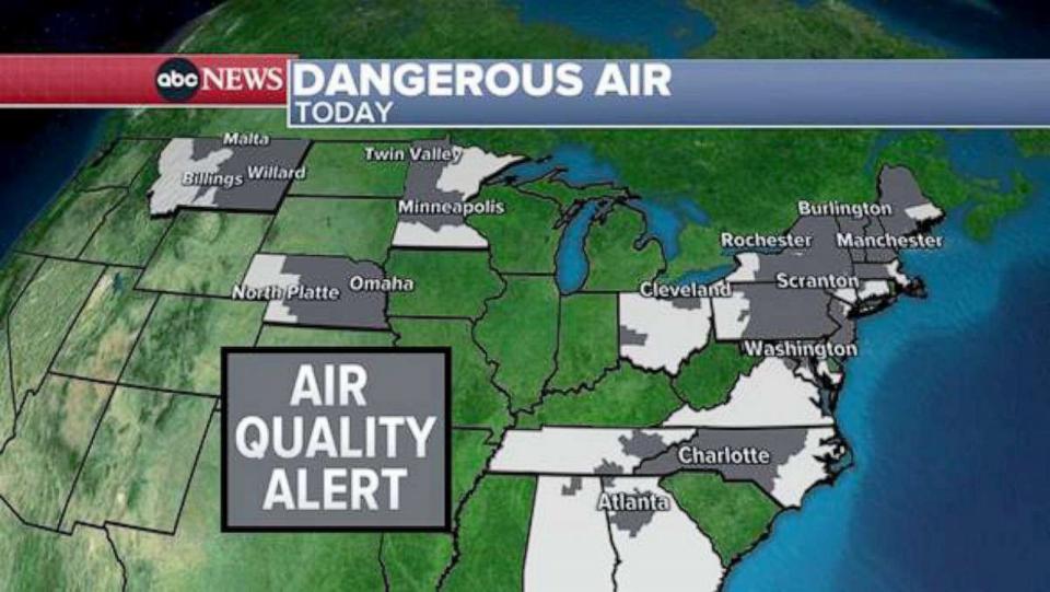 PHOTO: Dangerous Air Map (ABC News)