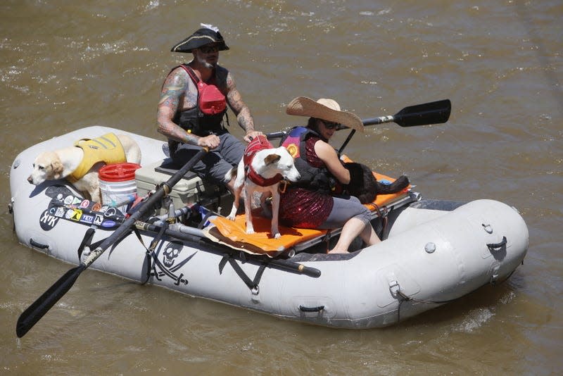A floating parade in which participants make their way down the Animas River while clad in costumes will serve as one of the highlights of this year's Riverfest celebration on Sunday.