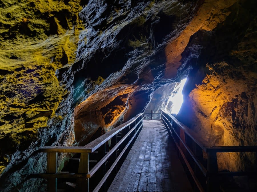 Sunny Jim's Sea Cave. 