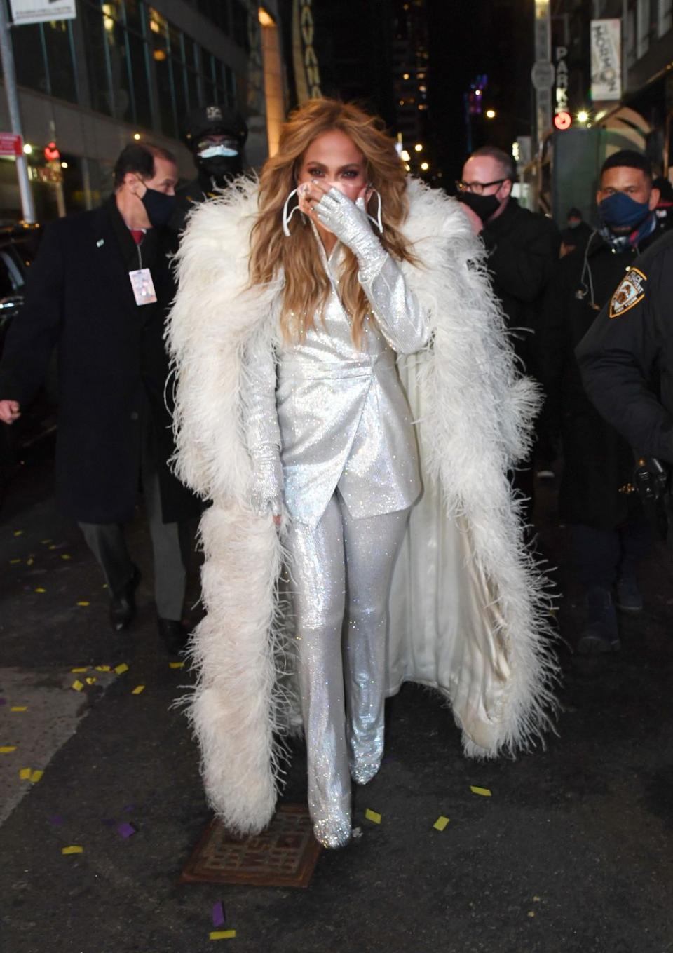 25) 2020 - Jennifer Lopez in Times Square, New York City