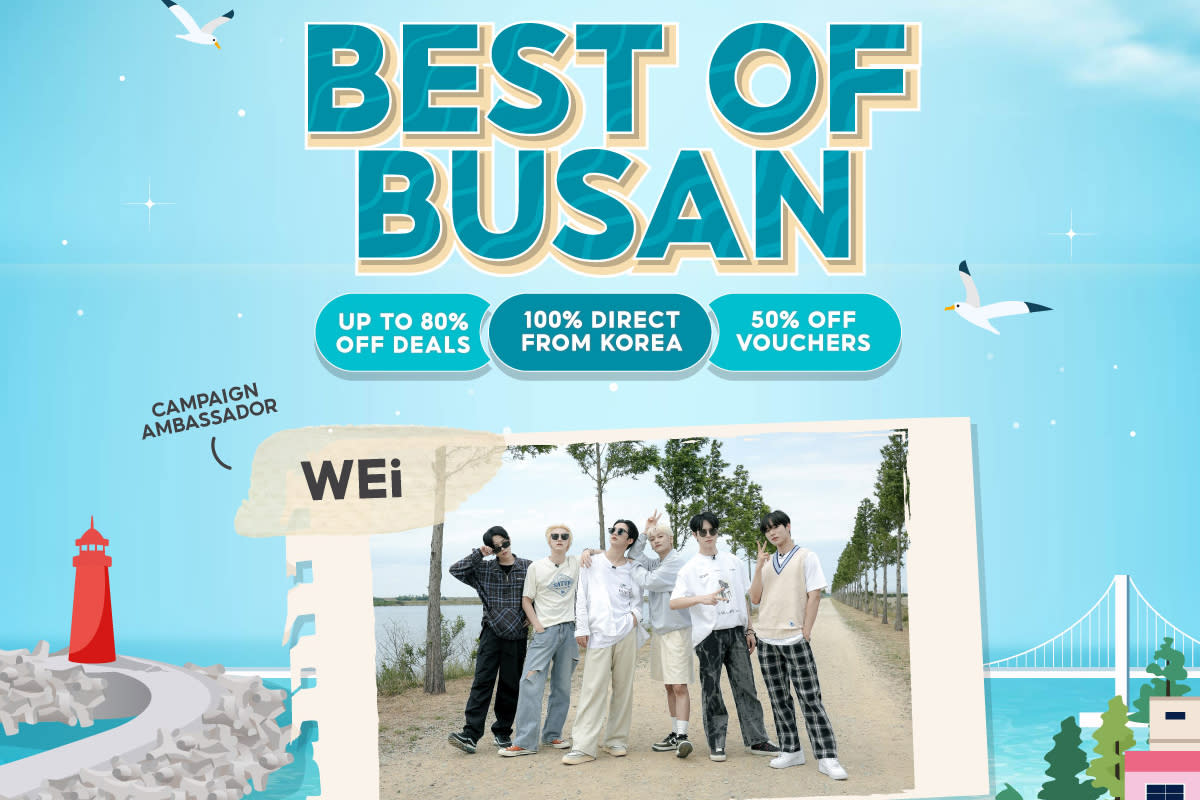 Up to 80% off Korea products on Shopee Singapore’s Best Of Busan. (Photo: Shopee SG)