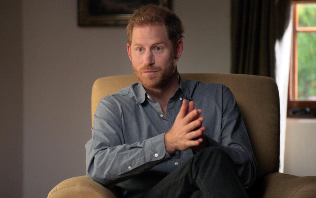 Prince Harry spoke extensively on his new Apple TV series The Me You Can't S - Apple TV