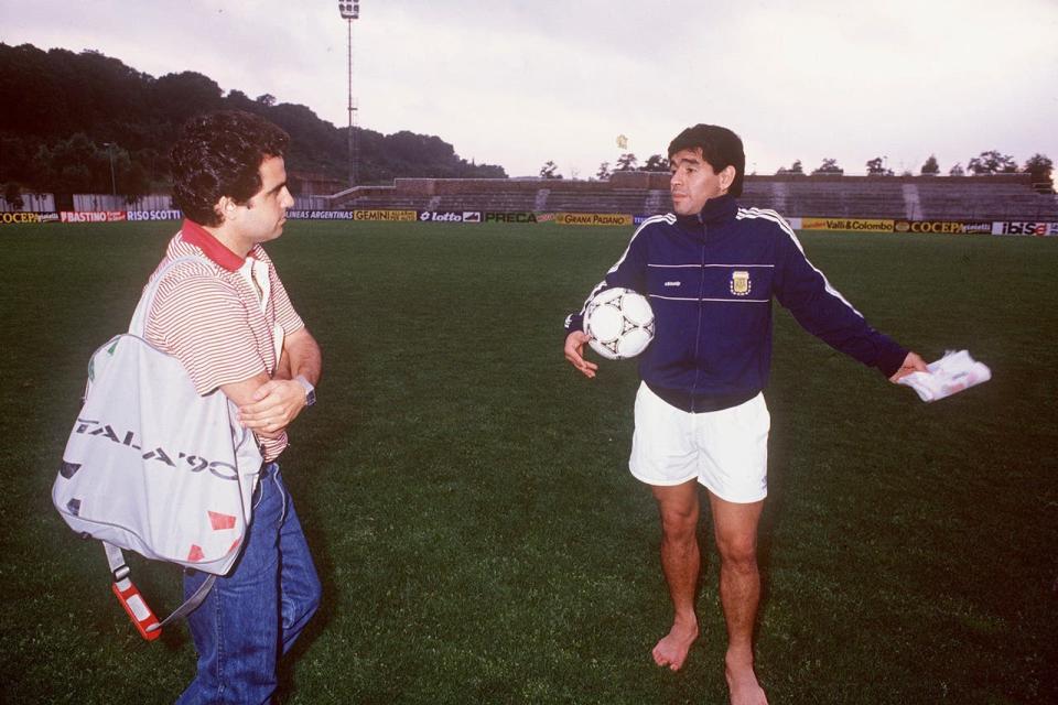 Italia 1990. "He vivido 34 años y 11 meses pendiente de Maradona, y esa etapa se terminó. Maradona, él, no va a generar más noticias", acepta Arcucci