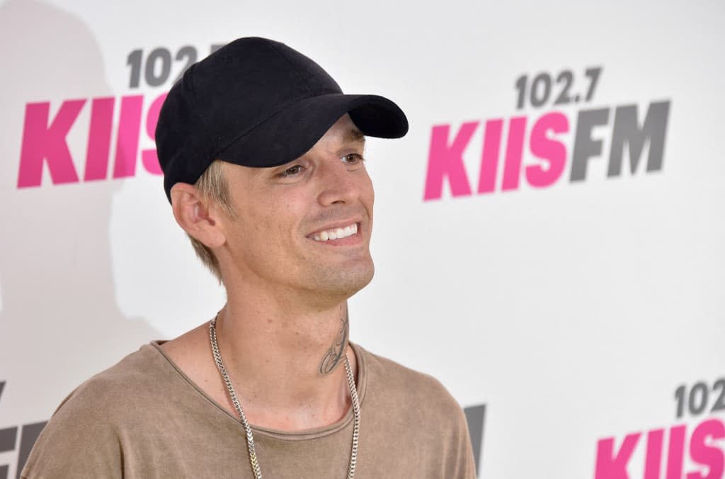 Aaron Carter, le 13 mai 2017 à Carson, en Californie. - FRAZER HARRISON / GETTY IMAGES NORTH AMERICA / GETTY IMAGES VIA AFP