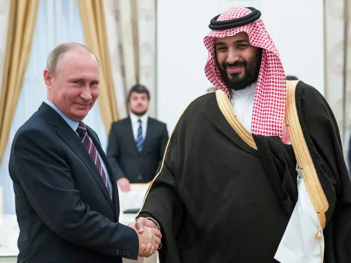 Vladimir Putin Mohammed bin Salman