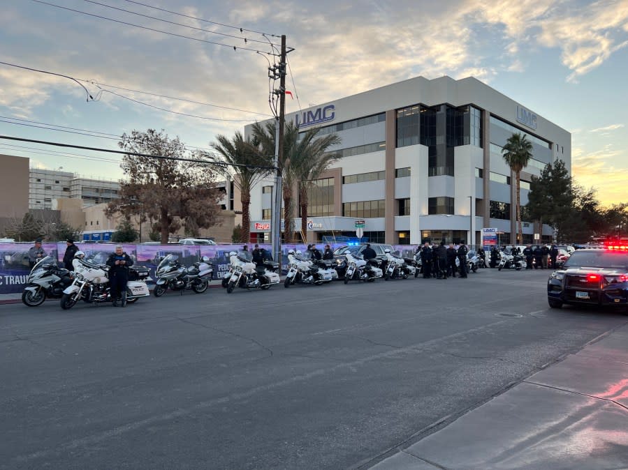 Clark County School District police officer has died after a student found him unresponsive at a North Las Vegas high school Wednesday (KLAS)