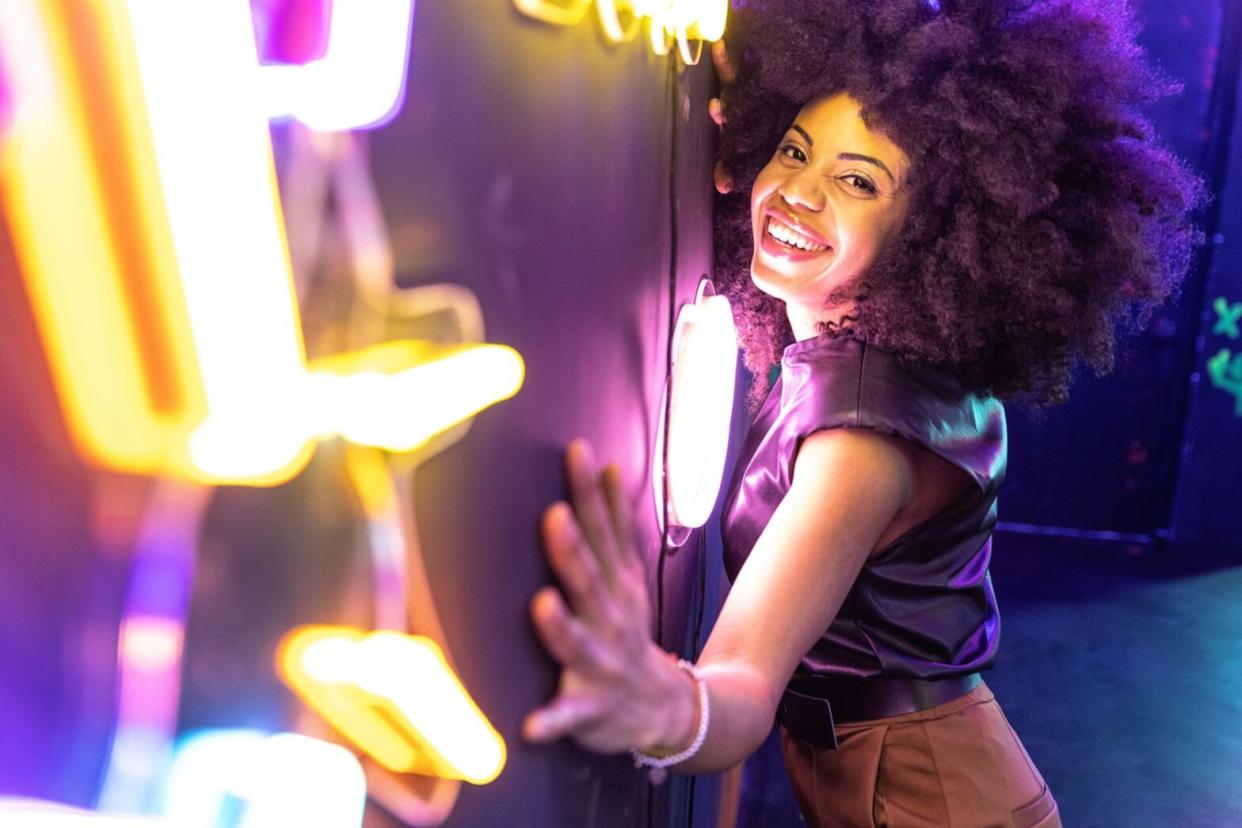 woman at nightclub