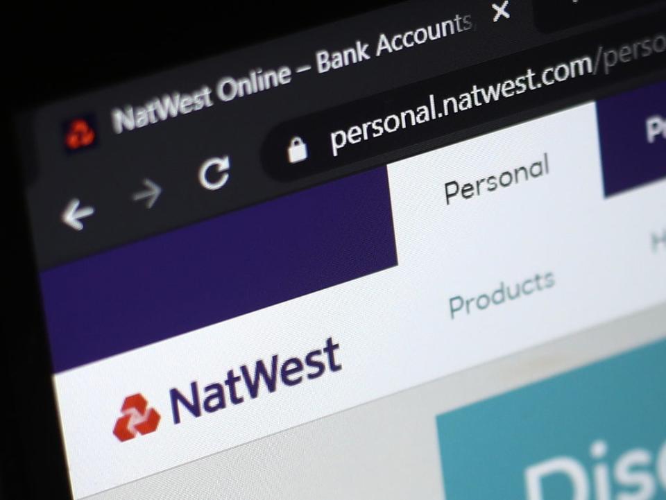 NatWest has apologised after some customer accounts were mistakenly showing debit card purchases twice (Tim Goode/PA) (PA Archive)