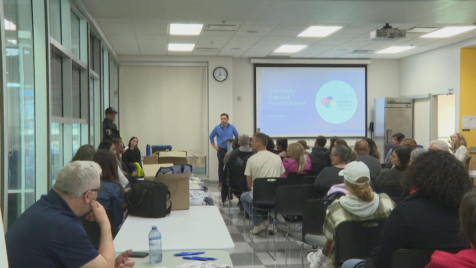 More than 50 people attended a community overdose prevention session hosted by the Windsor-Essex County Health Unit.