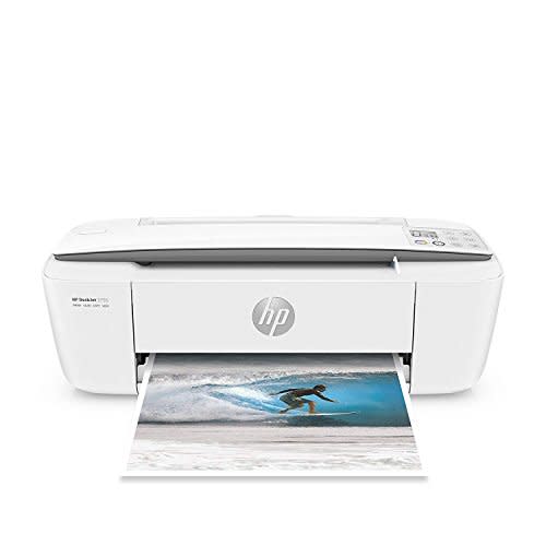 HP DeskJet 3755 Compact All-in-One Wireless Printer, HP Instant Ink, Works with Alexa - Stone A…