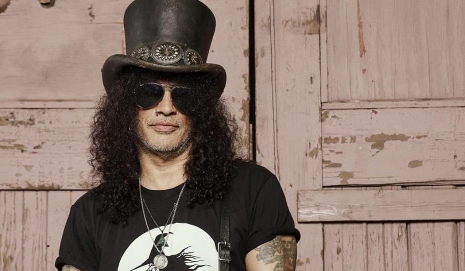 Slash: la leyenda de la guitarra y el Rock&Roll vuelve a Colombia. Foto: tomada del Twitter de Slash