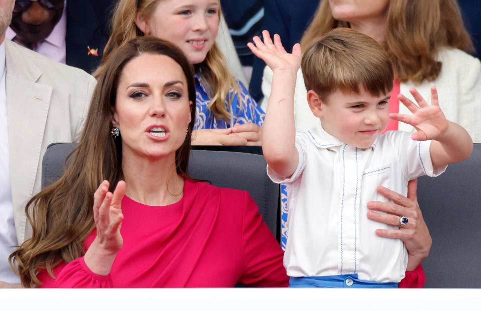 Kate Middleton and Prince Louis