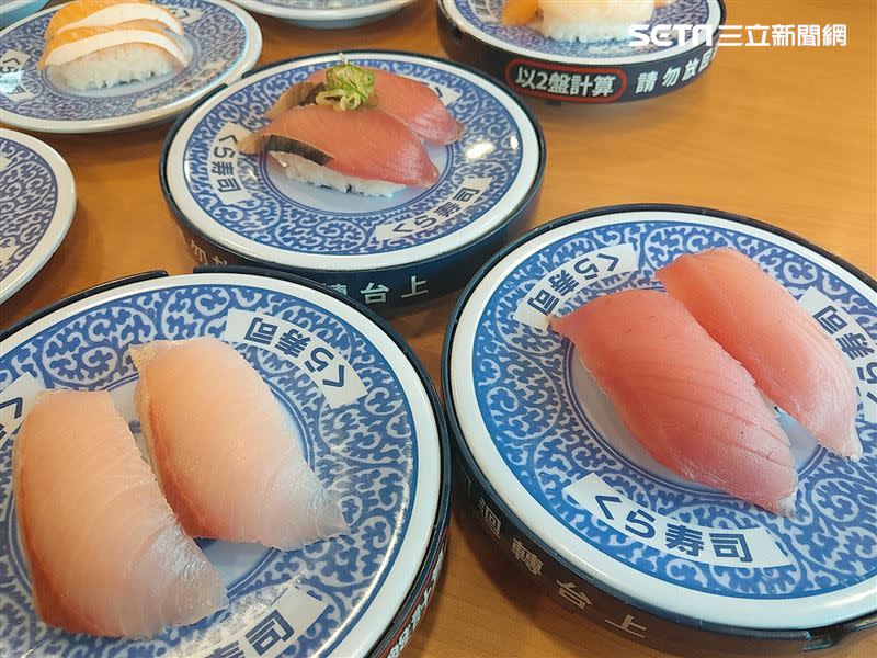 西川健太郎推薦的3種藏壽司料理，都是由台灣的鮮魚製作而成。（圖／記者戴玉翔攝影）