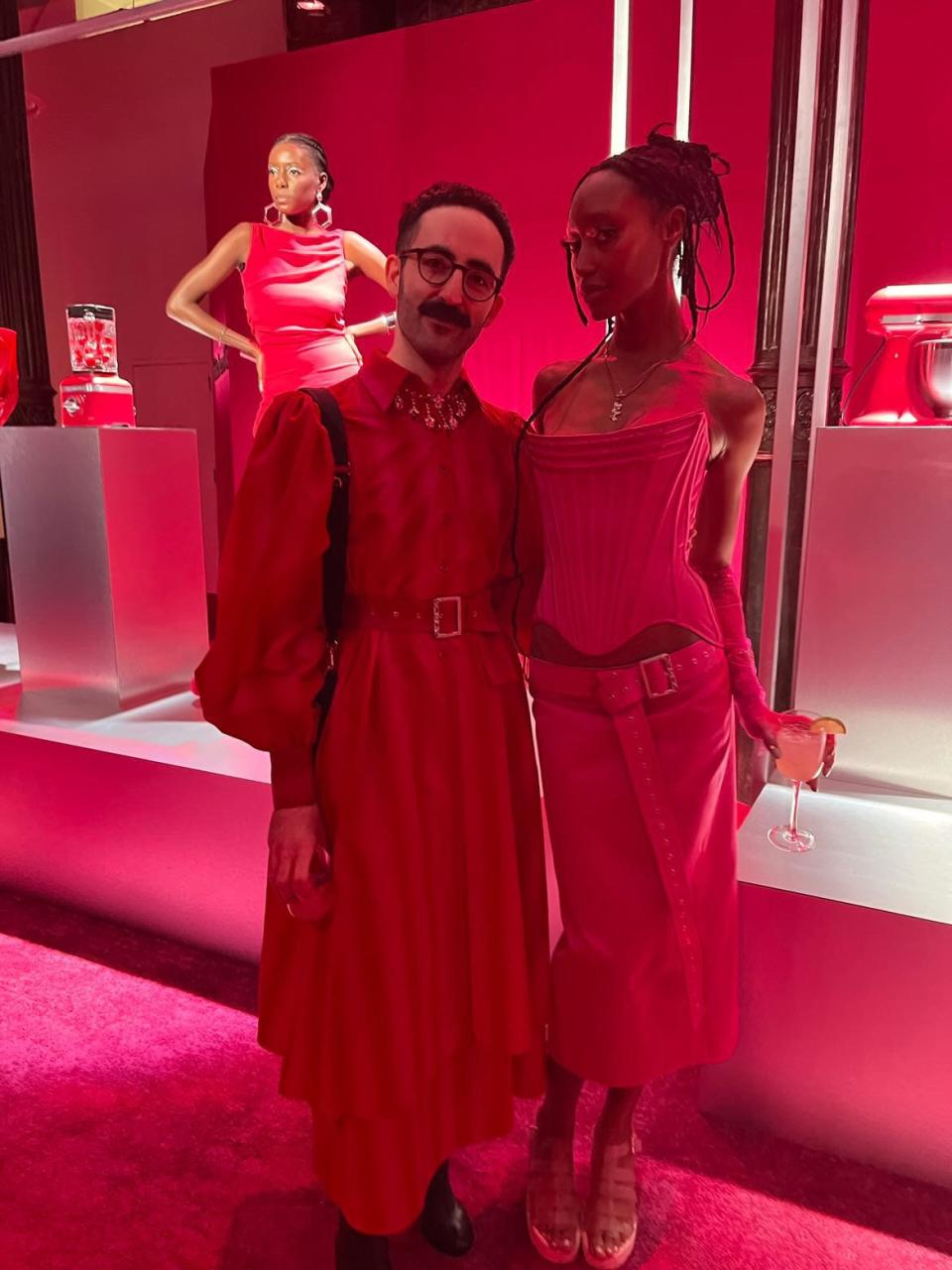 Danielle Mareka and Wierderhoeft at New York Fashion Week 2023.