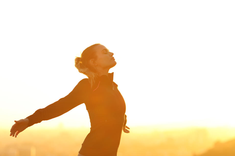 There are some ways to feel less stressed including monitoring your breathing. (Getty Images)