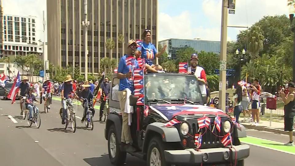 One of the biggest celebrations of Puerto Rican pride happened on Saturday in downtown Orlando.