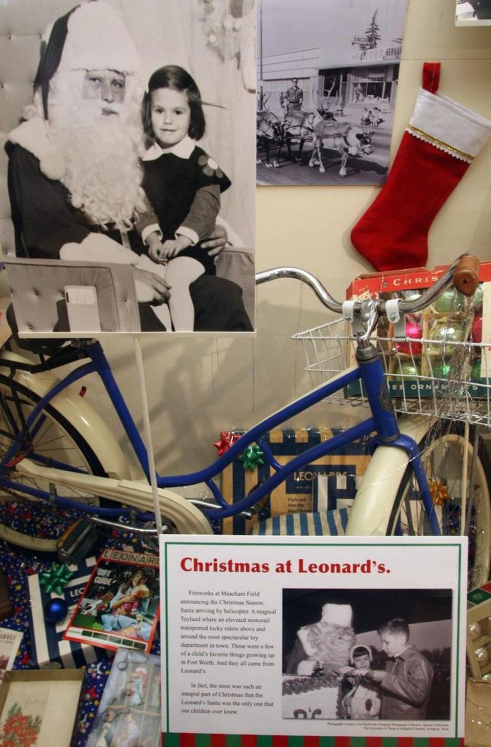 An exhibit about Leonards at Christmastime inside the Leonards Department Store Museum, 200 Carroll St.