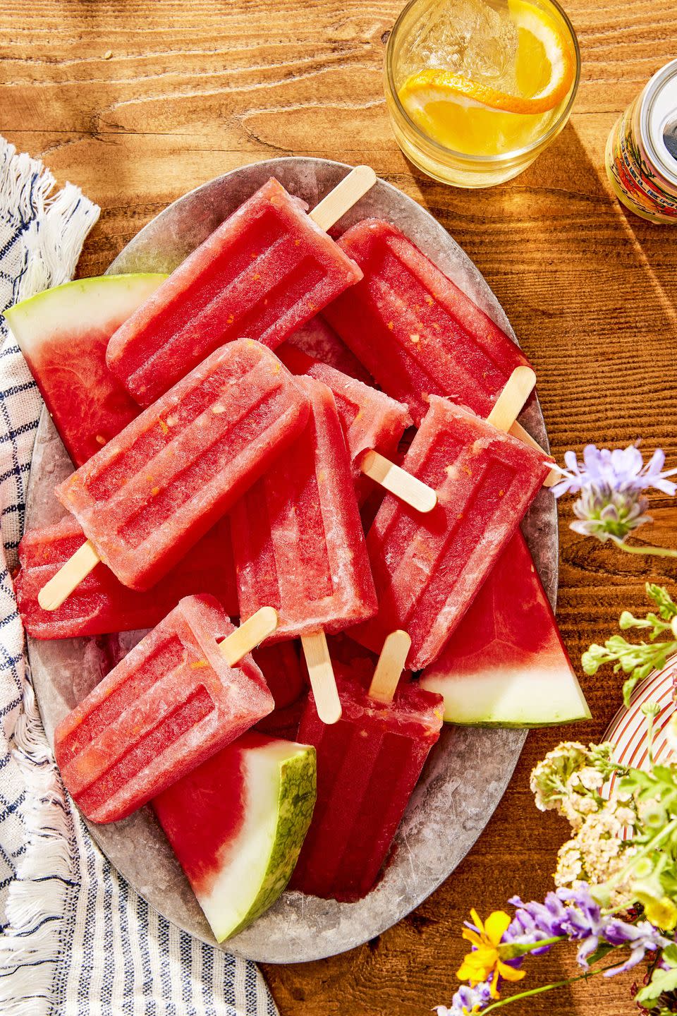 Watermelon Amaro Pops