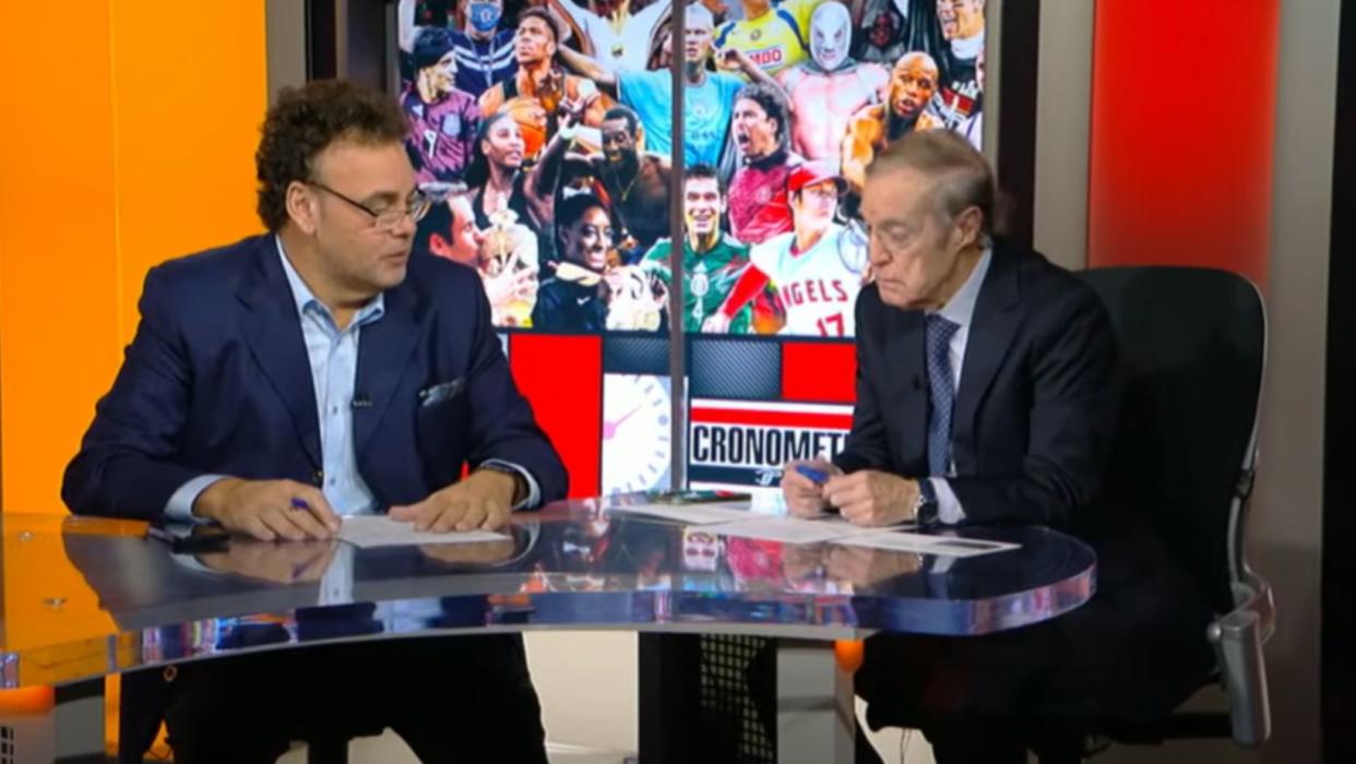 David Faitelson se marcha de ESPN con emotiva despedida de José Ramón Fernández. (Captura Youtube/@ESPN Deportes)