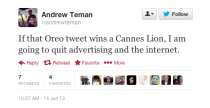 andrew teman twitter oreo